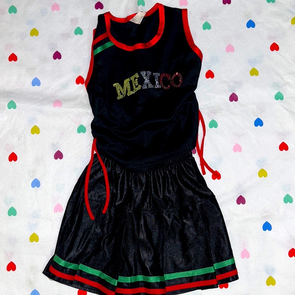 Child double piece Mexico skirt